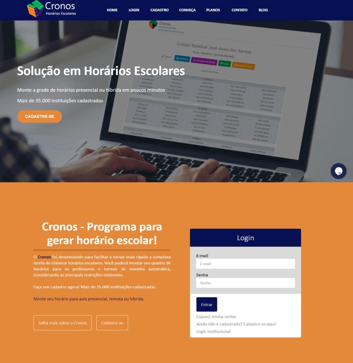 Programas Login Atendimento e Suporte